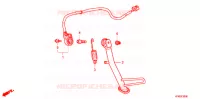 BEQUILLE LATERALE pour Honda VTR 250 PGMFI de 2009