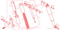 AMORTISSEUR ARRIERE pour Honda SUPER CUB 50 STANDARD de 2001
