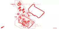COUVRE CULASSE pour Honda AFRICA TWIN 1000 DCT WHITE de 2017