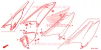 COUVERCLES LATERAUX pour Honda CRF 230 F de 2019