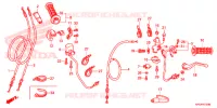 LEVIER DE GUIDON   CABLE   COMMODO pour Honda CRF 230 F de 2019