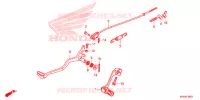 PEDALE pour Honda CRF 230 F de 2019