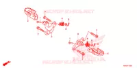 REPOSE PIED pour Honda CRF 230 F de 2019