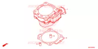 CYLINDRE pour Honda CRF 450 L de 2019