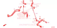 PEDALE pour Honda AFRICA TWIN 1000 ABS de 2017