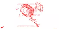 CYLINDRE pour Honda GROM 125 de 2019