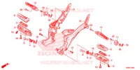 REPOSE PIED pour Honda GROM 125 de 2019