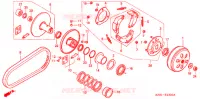 EMBRAYAGE pour Honda DYLAN 125 de 2003