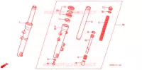 FOURCHE pour Honda DYLAN 125 de 2003