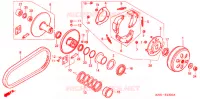 EMBRAYAGE pour Honda DYLAN 125 de 2003