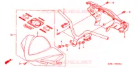 GUIDON   CARENAGE pour Honda DYLAN 125 de 2003