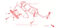 SILENCIEUX D'ECHAPPEMENT pour Honda DYLAN 125 de 2003