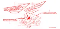 MARQUE  pour Honda SPORTRAX 300 EX standard de 2001