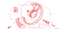 ROUE AVANT pour Honda LITTLE CUB 50 de 2006