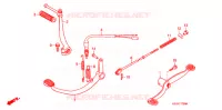 PEDALE   KICK pour Honda SUPER CUB 50 STANDARD de 2005