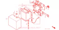 BATTERIE   COUVERCLE DE BATTERIE pour Honda JAZZ 50 de 1987