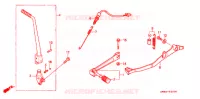 PEDALE   KICK pour Honda CRM 80 de 1996
