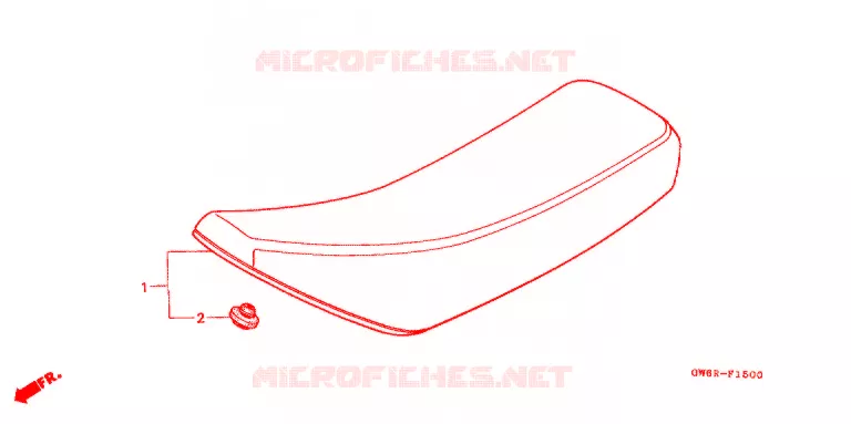 SELLE Honda MOTO 80 CRM 1994  CRM80R