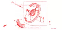 ROUE AVANT pour Honda SOLO 50 de 2003