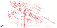 FILTRE A AIR pour Honda SOLO 50 DX YELLOW de 2003