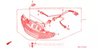 PHARE pour Honda 50 SUPER DIO ZX de 1992