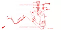 RESERVOIR D'HUILE pour Honda 50 SUPER DIO ZX de 1992