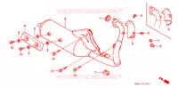 SILENCIEUX D'ECHAPPEMENT (2) pour Honda 50 SUPER DIO ZX de 1992