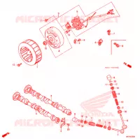 ALTERNATEUR pour Honda TACT 50 BASIC de 1992