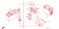 BATTERIE pour Honda TACT 50 BASIC de 1992