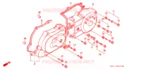 COUVERCLE GAUCHE pour Honda TACT 50 BASIC de 1992