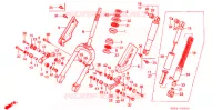 FOURCHE pour Honda TACT 50 BASIC de 1992
