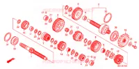 BOITE DE VITESSES pour Honda CB 1100 LOW HANDELBAR de 2010