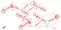 CLIGNOTANT pour Honda CB 1100 SPECIAL EDITION UP HANDELBAR de 2011