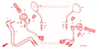 COMMODO   LEVIER   CABLE pour Honda CB 1100 ABS BLACK STYLE UP HANDELBAR de 2012