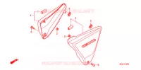 COUVERCLES LATERAUX pour Honda CB 1100 ABS BLACK STYLE UP HANDELBAR de 2012