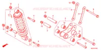 AMORTISSEUR ARRIERE pour Honda NC 700 X LOWER de 2012