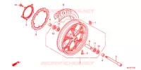 ROUE AVANT pour Honda NC 700 X ABS DCT LOWER de 2013