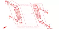 AMORTISSEUR ARRIERE pour Honda 250 NIGHTHAWK de 1992