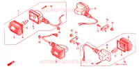 CLIGNOTANT pour Honda 250 NIGHTHAWK de 1992