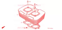 CYLINDRE pour Honda 250 NIGHTHAWK de 1992