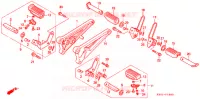 REPOSE PIED pour Honda 250 NIGHTHAWK de 1992
