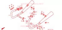 SILENCIEUX D'ECHAPPEMENT pour Honda 250 NIGHTHAWK de 1992