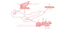 AUTOCOLLANTS pour Honda 250 NIGHTHAWK Without speed Warning Limit de 1994