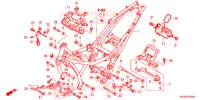 CADRE pour Honda NC 700 de 2013