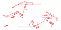 PEDALE pour Honda NC 700 de 2013