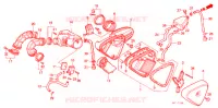 FILTRE A AIR pour Honda STEED 400 VLX Without speed warning light, Taylor bar handle de 1989