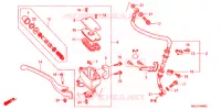 MAITRE CYLINDRE DE FREIN AVANT pour Honda SHADOW 400 SLASHER J de 2001