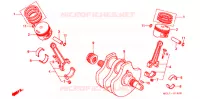 VILEBREQUIN   PISTON pour Honda SHADOW 400 SLASHER de 2004