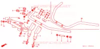 GUIDON   TE DE FOURCHE (1) pour Honda SHADOW 400 SLASHER BLACK de 2006