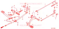 PEDALE pour Honda SHADOW 400 SLASHER BLACK de 2006